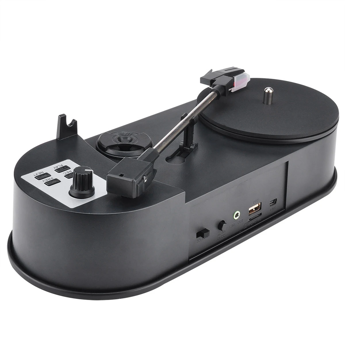 Mini Vinyl Record Player Gramophone Direct Rotation U Disk MP3 Dual Speed 33 
Mini Vinyl Record Player Gramophone Direct Rotation U Disk MP3 Dual Speed 33