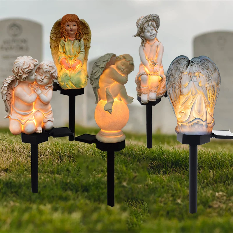 4/2/1Pcs Solar Garden Lights Outdoor Angel Landscape Light Waterproof Lawn Fairy Light LED Christmas Decor for Xmas/Yard/Party
4/2/1Pcs Solar Garden Lights Outdoor Angel Landscape Light Waterproof Lawn Fairy Light LED Christmas Decor for Xmas/Yard/Party