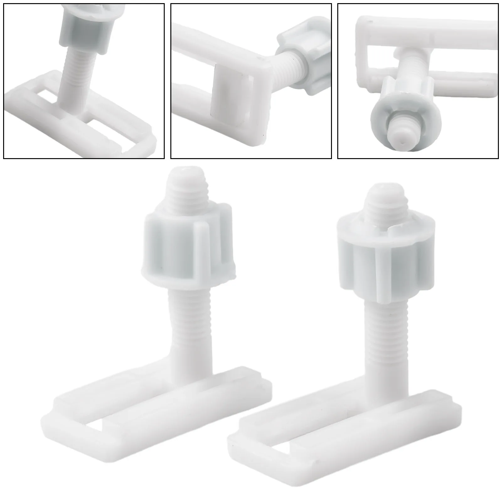 2 Pcs Plastic Toilet Lid Hinge Repair Bolts Screws Washers Set Replacment Tool Kit For Home Bathroom Accessories
2 Pcs Plastic Toilet Lid Hinge Repair Bolts Screws Washers Set Replacment Tool Kit For Home Bathroom Accessories