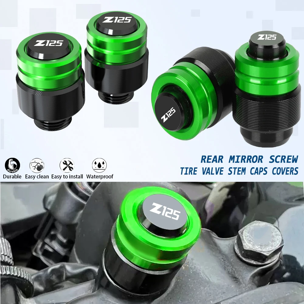 Motorcycles For KAWASAKI Z125 Z 125 z125 2015-2023 2022 2021 2020 2019 2018 2017 Tire Valve Stem Caps Covers Rear Mirror Screw
Motorcycles For KAWASAKI Z125 Z 125 z125 2015-2023 2022 2021 2020 2019 2018 2017 Tire Valve Stem Caps Covers Rear Mirror Screw