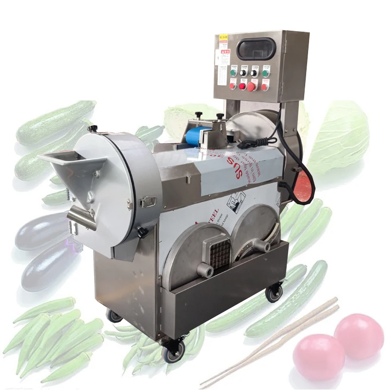 1100W Electric Vegetable Slicer Machine Food Shredder Dicing Machine Commercial Onion Cutter Machine
1100W Electric Vegetable Slicer Machine Food Shredder Dicing Machine Commercial Onion Cutter Machine