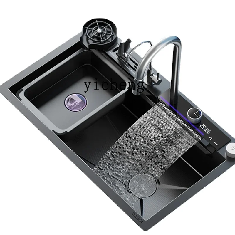 XL Sink Large Single Sink Knife Holder Kitchen Stainless Steel Vegetable Washing Drop-in Sink Flying Rain Dishwashing Sink
XL Sink Large Single Sink Knife Holder Kitchen Stainless Steel Vegetable Washing Drop-in Sink Flying Rain Dishwashing Sink