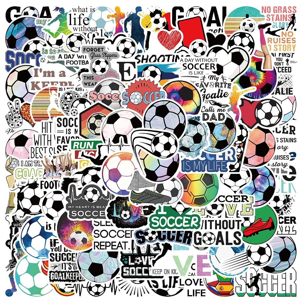 50/100pcs Cartoon Football Stickers Kids Toy Vinyl Waterproof Graffiti For Laptop Water Bottle Luggage Guitar Car Decals
50/100pcs Cartoon Football Stickers Kids Toy Vinyl Waterproof Graffiti For Laptop Water Bottle Luggage Guitar Car Decals