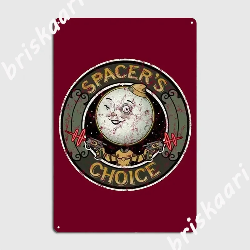 

The Outer Worlds Spacer S Choice Emblem Poster Metal Plaque Cinema Garage Create Plaques Party Tin Sign Poster