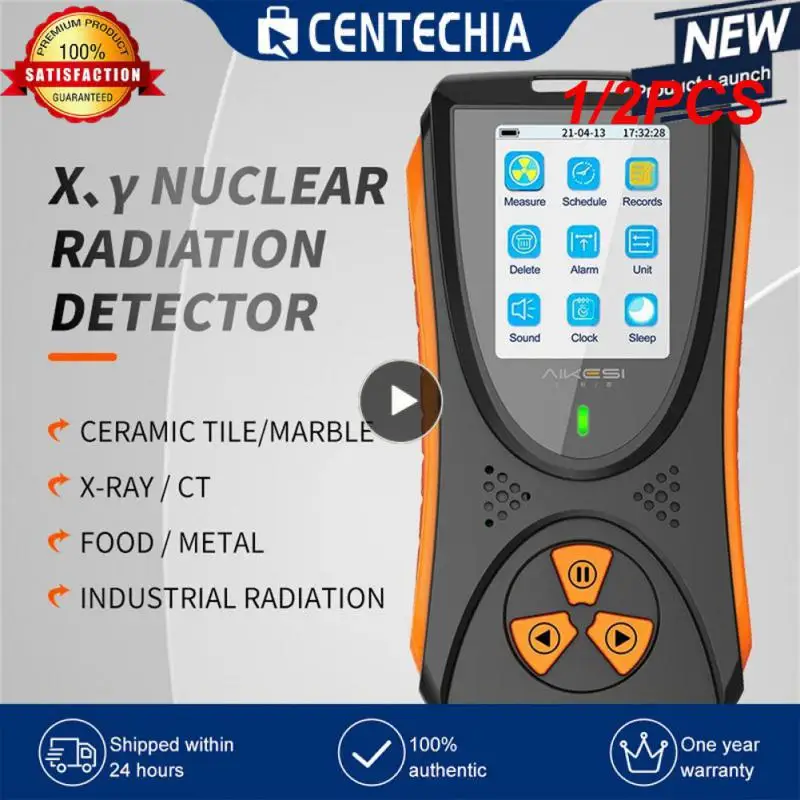 

1/2PCS Radiation Dose Tester UT334A Dosimeter Geiger Counter X-ray Beta Gamma Detector Radiometer Audible Alarm