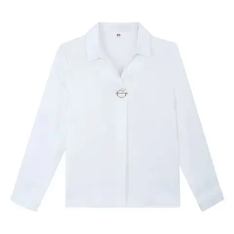 Women Clothes New Thin Spring Autumn All-match Korean Long Sleeve Shirt Tops Buttons Solid Polo Neck Blouse Trend Fashion Women Clothes New Thin Spring Autumn All-match Korean Long Sleeve Shirt Tops Buttons Solid Polo Neck Blouse Trend Fashion