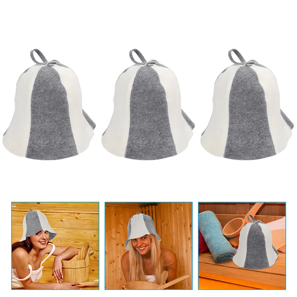 3 pcs Felt Sauna Hats Thick Sauna Hats Protective Sauna Hats Comfortable Sauna Caps
3 pcs Felt Sauna Hats Thick Sauna Hats Protective Sauna Hats Comfortable Sauna Caps