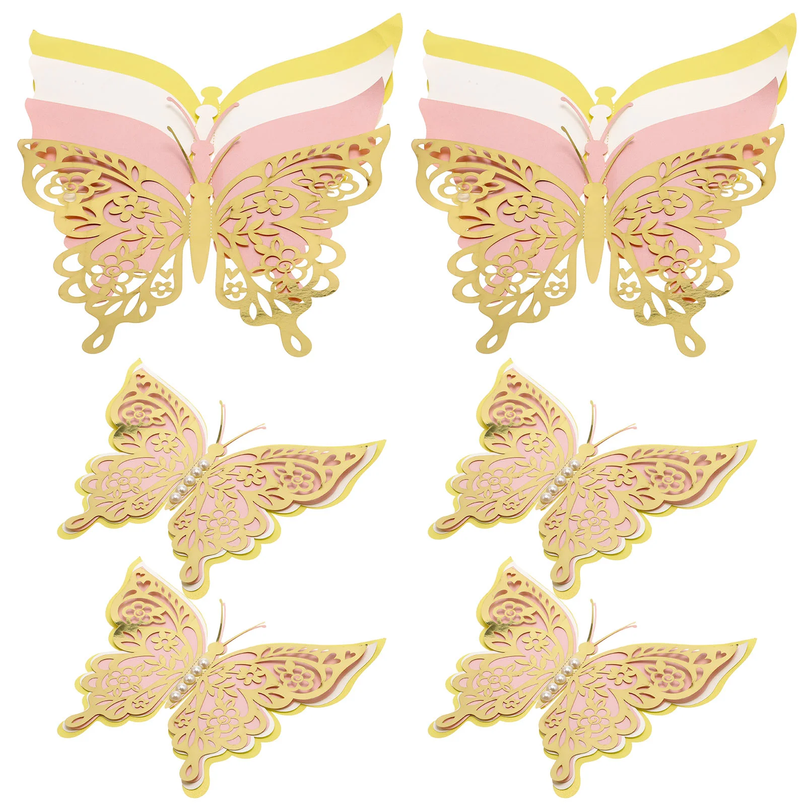 Pearlescent Paper Hollow Butterfly Wall Sticker 3d Simulated Large Wedding Holiday Home Decoration
Pearlescent Paper Hollow Butterfly Wall Sticker 3d Simulated Large Wedding Holiday Home Decoration