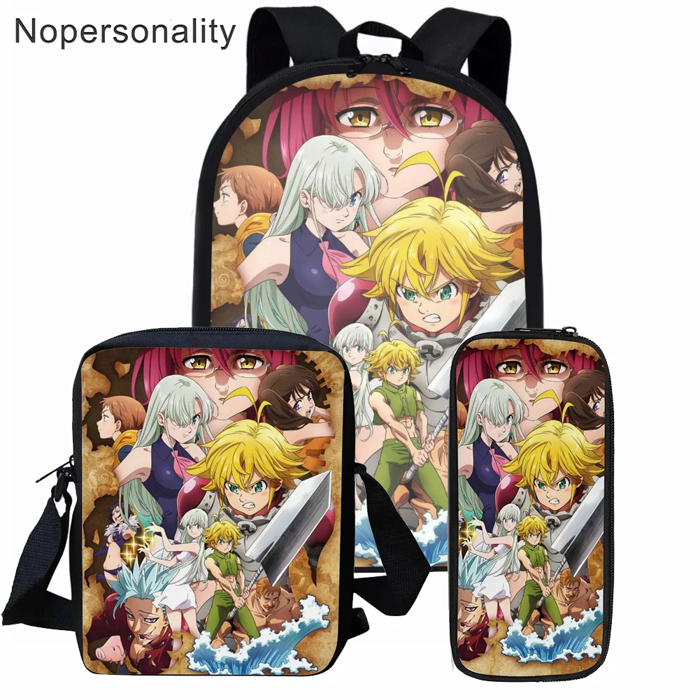 Nopersonality Children Backpack School Portable Messenger Bag Anime Seven Deadly Child Student Back Bag Teenager Mochila Escolar
Nopersonality Children Backpack School Portable Messenger Bag Anime Seven Deadly Child Student Back Bag Teenager Mochila Escolar