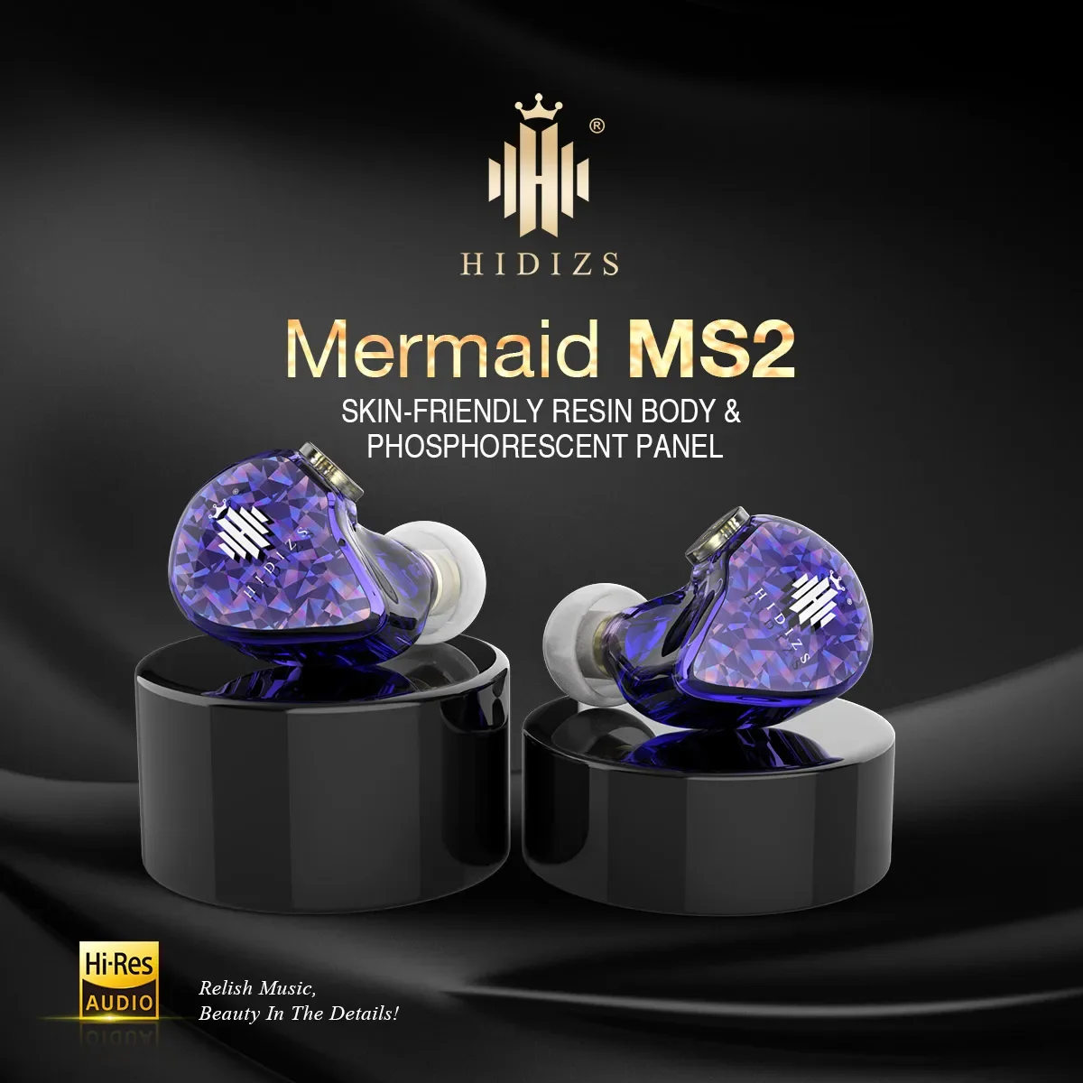 Hidizs MS2 in-Ear HiFi Earphones Hybrid Dual Drivers 1 Knowles BA+1 DD Wired Earphone with 2 Pin 0.78mm Detachable Cable Earbuds
Hidizs MS2 in-Ear HiFi Earphones Hybrid Dual Drivers 1 Knowles BA+1 DD Wired Earphone with 2 Pin 0.78mm Detachable Cable Earbuds