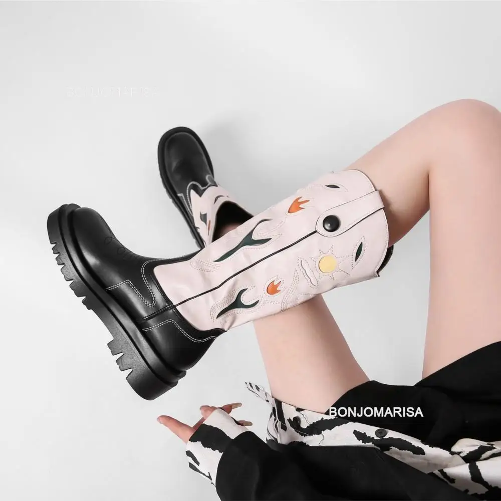 BONJOMARISA Combat Knee High Boots For Women Platform Slip On Mid Calf Boots Wedge Flat Heel Fall Winter Dress Shoes Comfy
BONJOMARISA Combat Knee High Boots For Women Platform Slip On Mid Calf Boots Wedge Flat Heel Fall Winter Dress Shoes Comfy