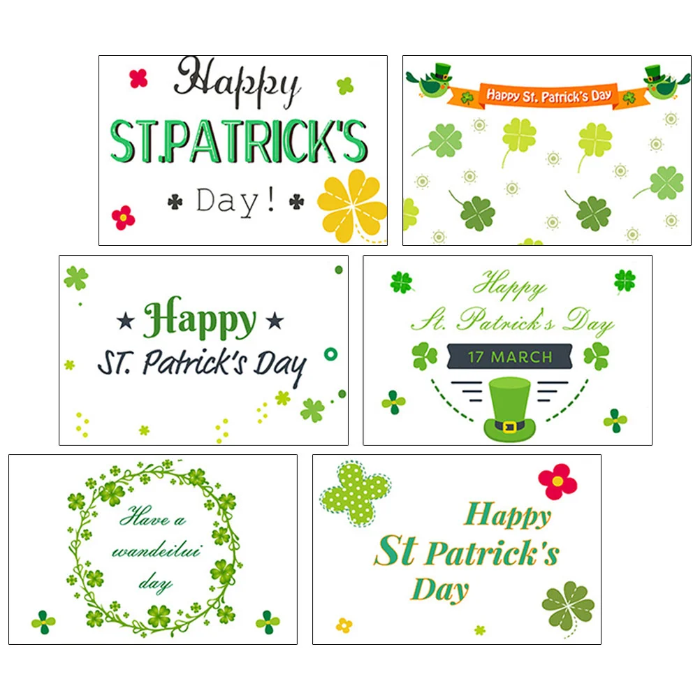 Party St Patrick's Day Supplies Invitation Cards Greeting Paper for Friends Bless
Party St Patrick's Day Supplies Invitation Cards Greeting Paper for Friends Bless