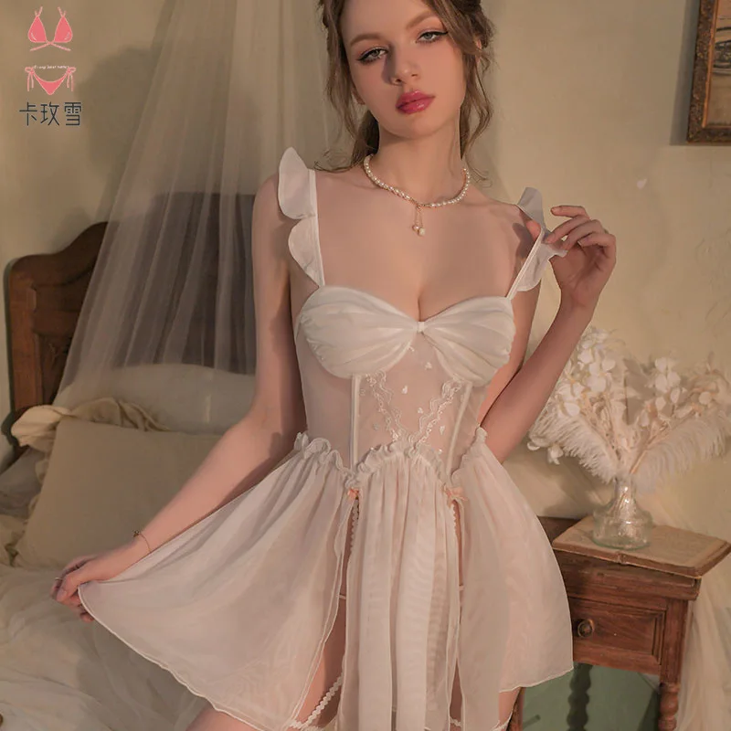 

Light Luxury Suspender Pure Desire Nightdress, Erotic Underwear, Sexy Bed, Temptation, Pure Desire, Home Wear Suit, Maid Outfit