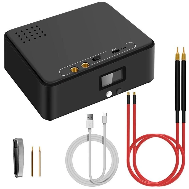 Portable Spot Welder Handheld Small Lithium Cell Phone Battery Touch Welding High Capacity 0.1-0.3mm
Portable Spot Welder Handheld Small Lithium Cell Phone Battery Touch Welding High Capacity 0.1-0.3mm