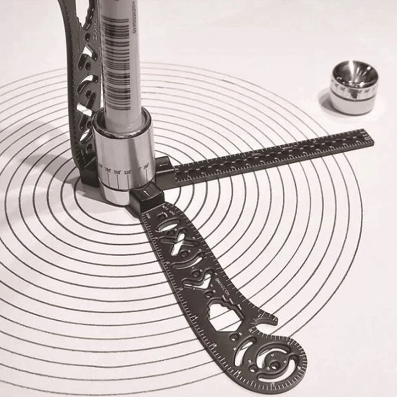 Multifunction Drawing Tool Versatile Drawing Curved Magnetic Ruler Protractor Combo and Mini Compass for Architects Student
Multifunction Drawing Tool Versatile Drawing Curved Magnetic Ruler Protractor Combo and Mini Compass for Architects Student