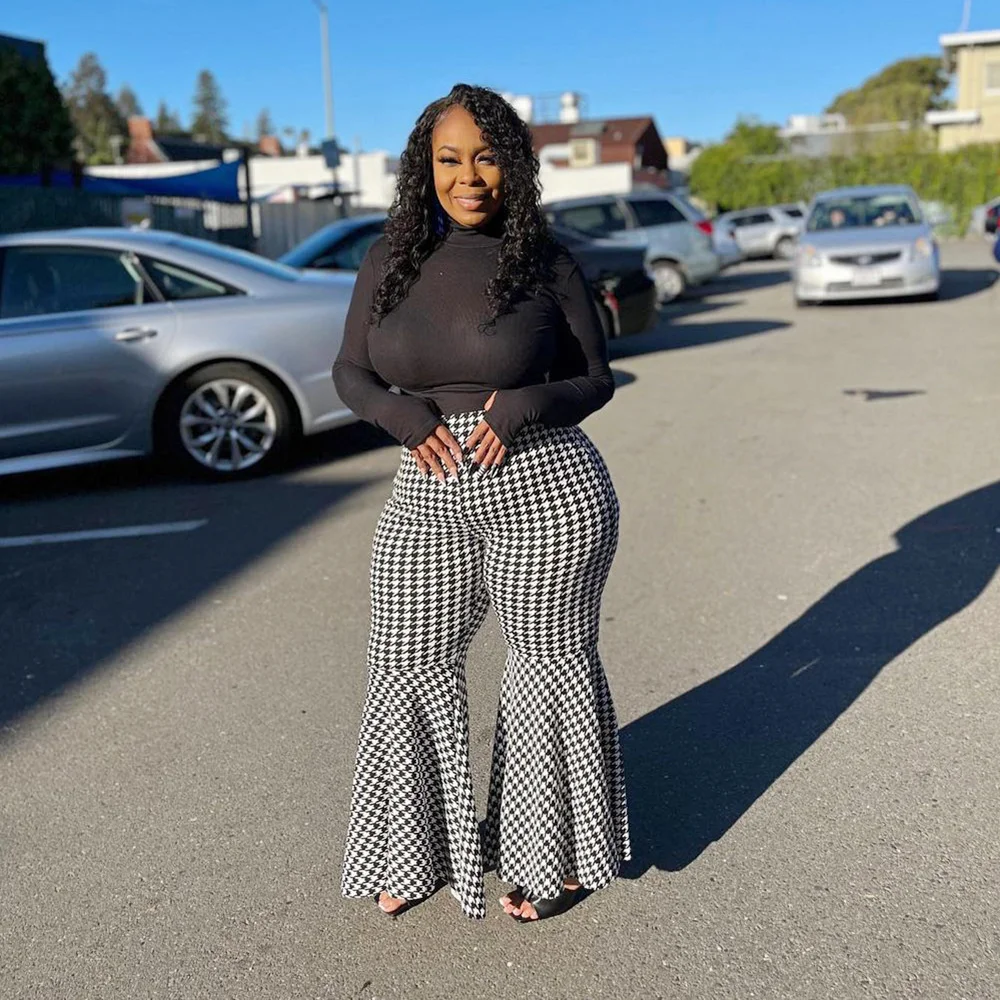 Plus Size Women Clothing Fat MM Large Women's Casual Printed Slim Pants Flared Long Pants 2023 New Fashion Large Pants
Plus Size Women Clothing Fat MM Large Women's Casual Printed Slim Pants Flared Long Pants 2023 New Fashion Large Pants