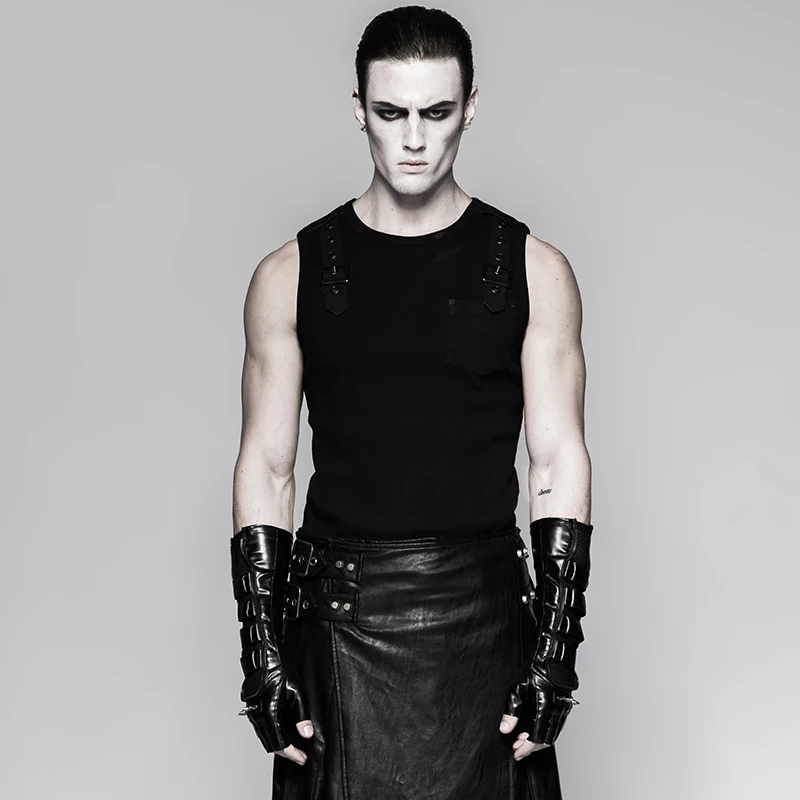 PUNKRAVE Men's Punk Style Long Gloves Handsome Unique Fingerless Stretch PU Leather Gloves
PUNKRAVE Men's Punk Style Long Gloves Handsome Unique Fingerless Stretch PU Leather Gloves