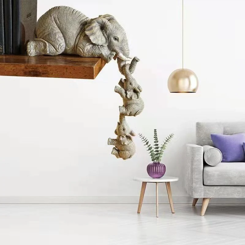 American elephant baby elephant resin decoration crafts ornaments creative home garden gardening decorations 
American elephant baby elephant resin decoration crafts ornaments creative home garden gardening decorations