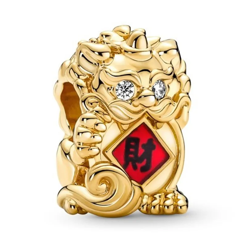 Original Moments Chinese Fortune Pixiu Beads Charm Fit Pandora Women 925 Sterling Silver Europe Bracelet Bangle Diy Jewelry
Original Moments Chinese Fortune Pixiu Beads Charm Fit Pandora Women 925 Sterling Silver Europe Bracelet Bangle Diy Jewelry