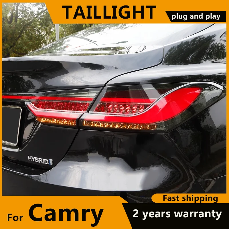 

Tail Lights For Toyota Camry 2018-2023 LED Taillights Assembly Trunk light Rear Lamps LED Dynamic turn signal Start-up Animation