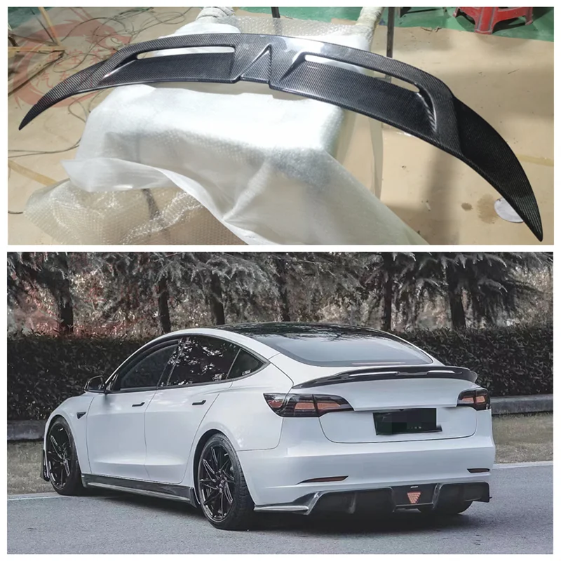 Fits For Tesla Model 3 / Model Y 2018 2019 2020 2021 2022 2023 High Quality Carbon Fiber Rear Trunk Lip Spoiler Wing
Fits For Tesla Model 3 / Model Y 2018 2019 2020 2021 2022 2023 High Quality Carbon Fiber Rear Trunk Lip Spoiler Wing