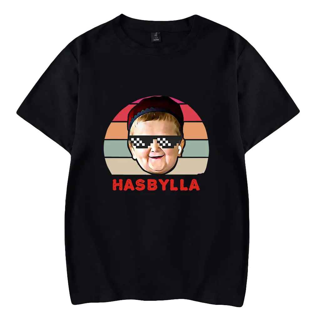 

Hasbulla Funny Influencer 100% ALGODÃO Impressão Diária T-shirt Verão Mulheres Homens Manga Curta Tee Estilo Casual Roupas