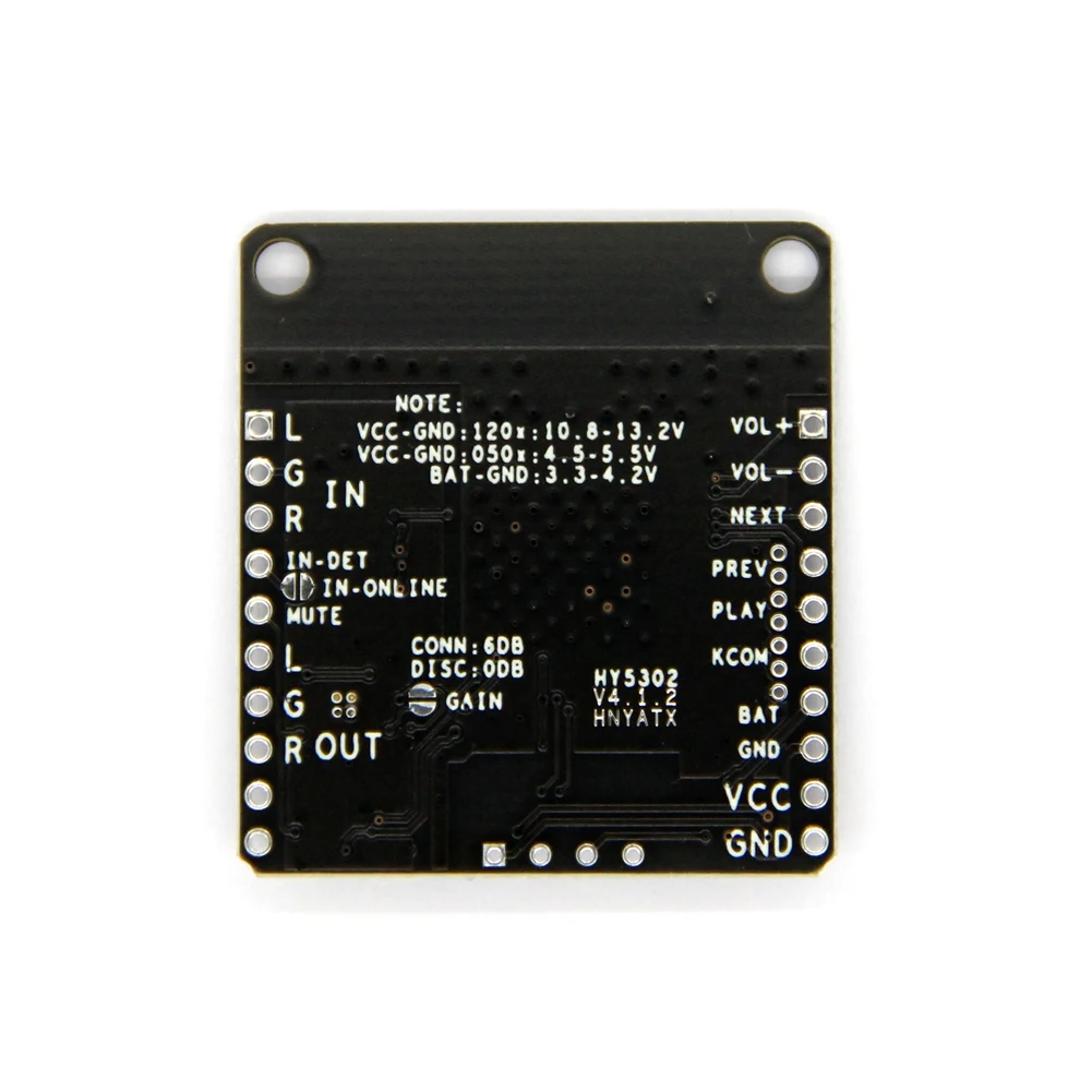 QCC3031 APTXHD с аудиовходом AUX, музыка без потерь, Hifi Bluetooth-совместимая плата приемника 5,0, аудио Автомобиль, 4,5-5,5 В
QCC3031 APTXHD с аудиовходом AUX, музыка без потерь, Hifi Bluetooth-совместимая плата приемника 5,0, аудио Автомобиль, 4,5-5,5 В