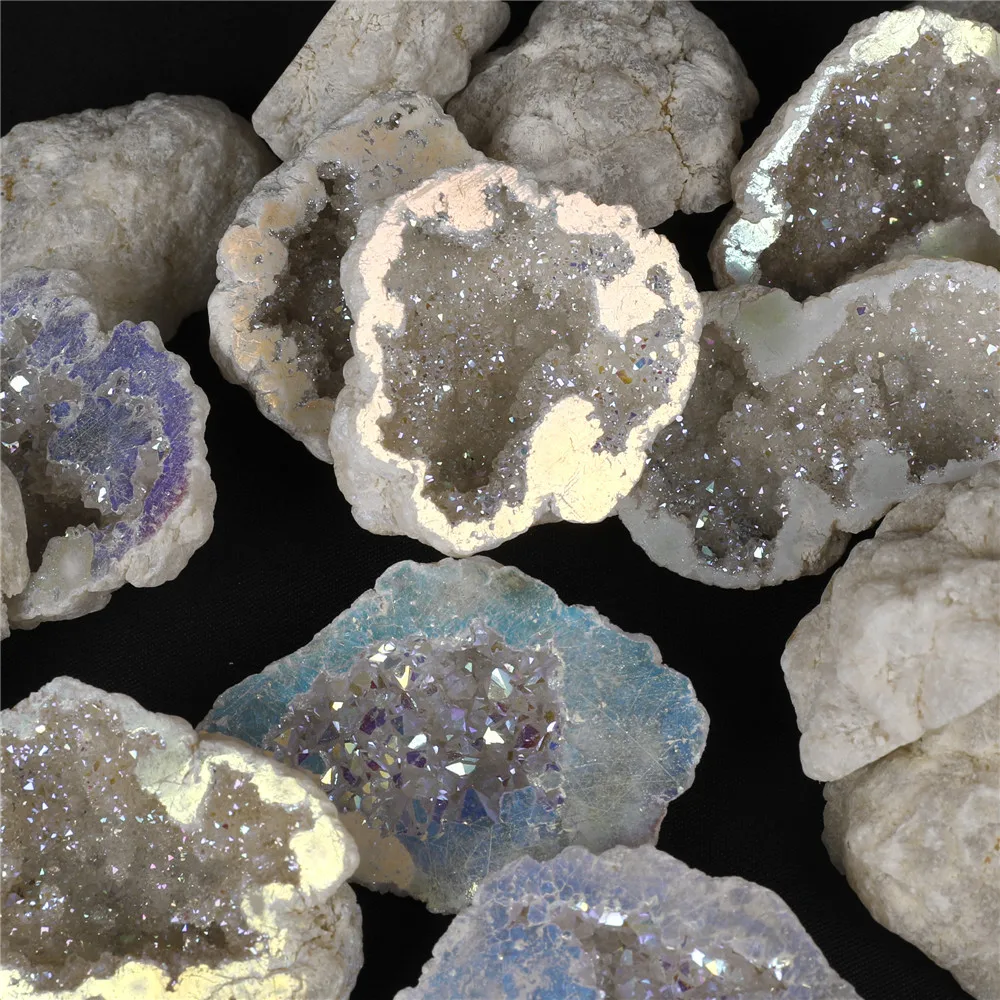 1PCS Quartz Geode Natural Stones Raw Minerals ABcolors Crystal Cluster Divnation Healing Energy Stones
1PCS Quartz Geode Natural Stones Raw Minerals ABcolors Crystal Cluster Divnation Healing Energy Stones
