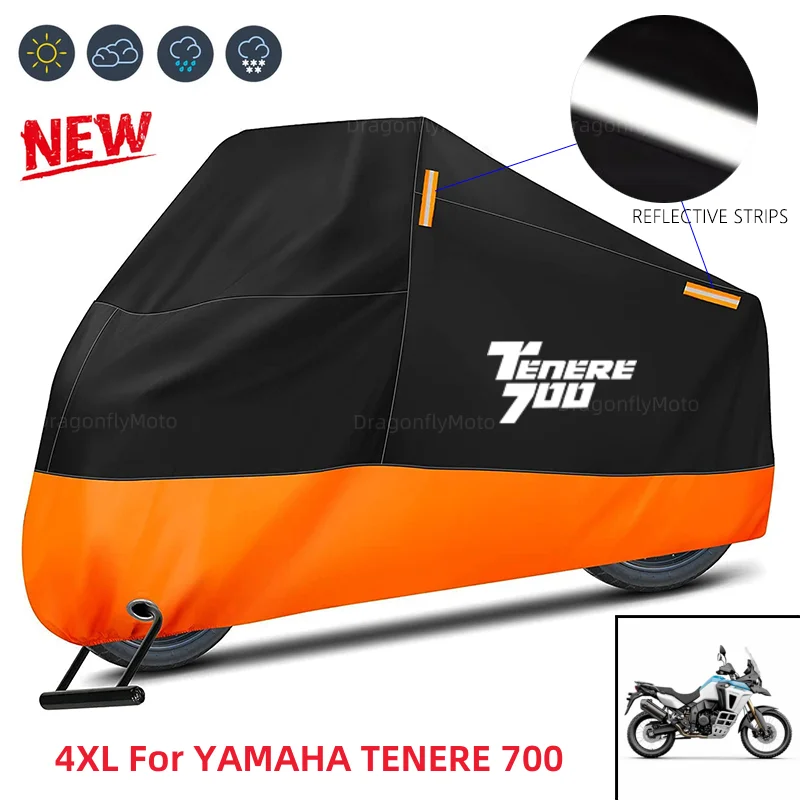 For YAMAHA TENERE 700 Tenere700 XTZ 700 T700 2020 2021 Motorcycle Cover Waterproof Outdoor Scooter UV Protector Dust Rain Cover
For YAMAHA TENERE 700 Tenere700 XTZ 700 T700 2020 2021 Motorcycle Cover Waterproof Outdoor Scooter UV Protector Dust Rain Cover