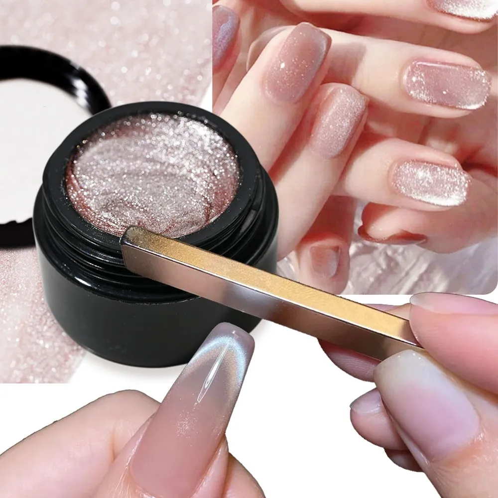 Magnetic Crystal Cat Eye Gel Polish for Manicure Soak Off UV Nail Gel 5/8ml Semi Permanent UV LED Cured Shining Glitter Varnish
Magnetic Crystal Cat Eye Gel Polish for Manicure Soak Off UV Nail Gel 5/8ml Semi Permanent UV LED Cured Shining Glitter Varnish