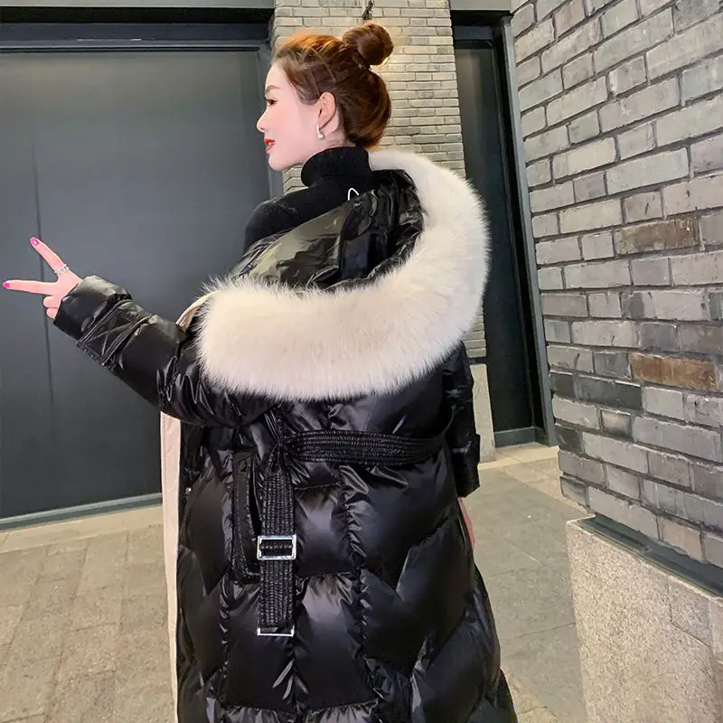 2023 Winter Fashion Big Wool Collar Down Jacket Women's Mid Length Knee Thickened Warm Outfits R480
2023 Winter Fashion Big Wool Collar Down Jacket Women's Mid Length Knee Thickened Warm Outfits R480