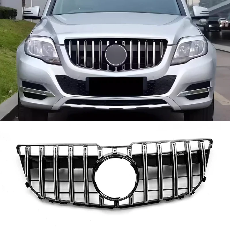 

GT Grille Grill For Mercedes-Benz GLK Class X204 GLK260 GLK300 GLK350 2013 2014 2015 Front Bumper Grills Radiator Accessories