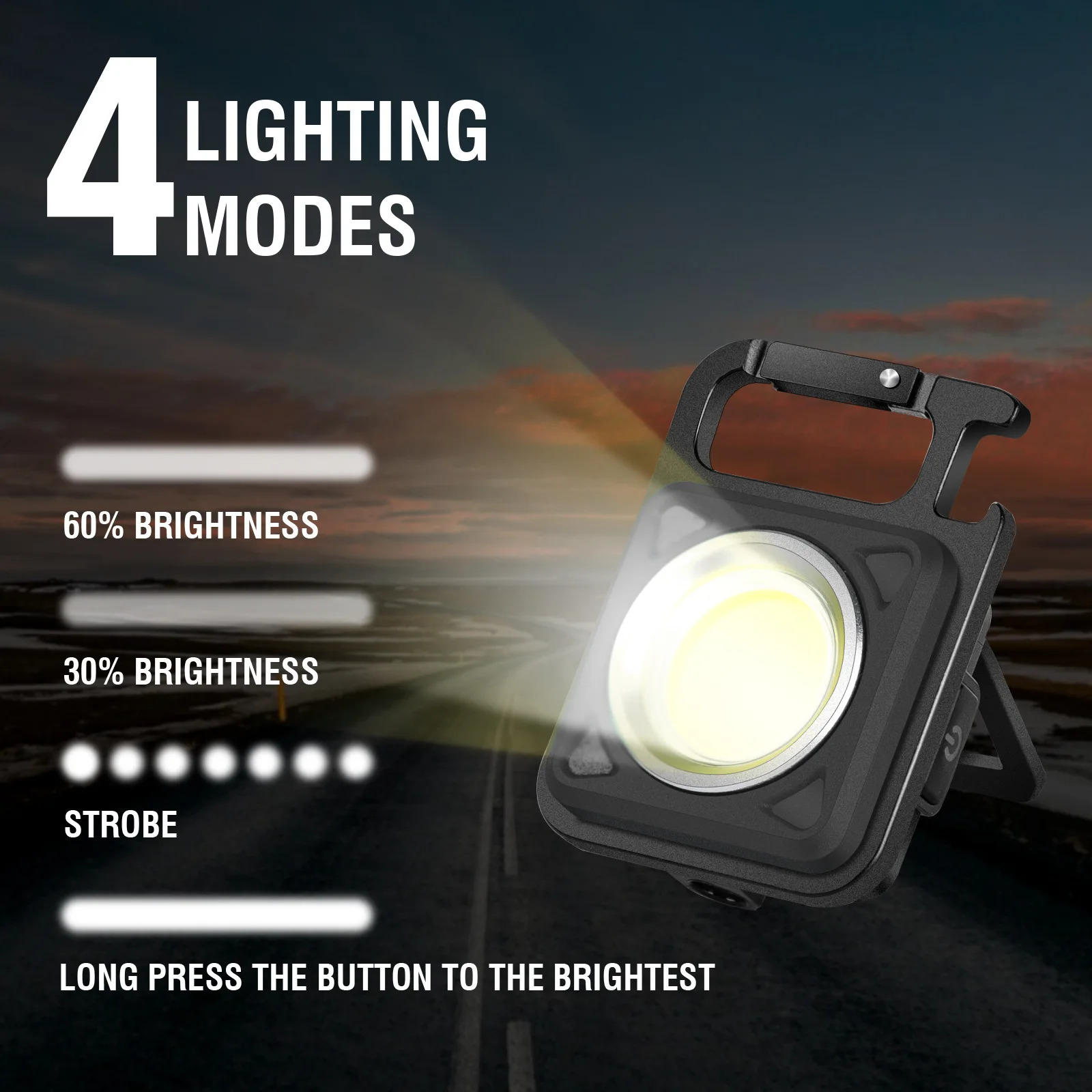 Super Bright Mini Flashlight COB Keychain Camping light Work Light Rechargeable Floodlight with Strong Magnet And Waterproof
Super Bright Mini Flashlight COB Keychain Camping light Work Light Rechargeable Floodlight with Strong Magnet And Waterproof