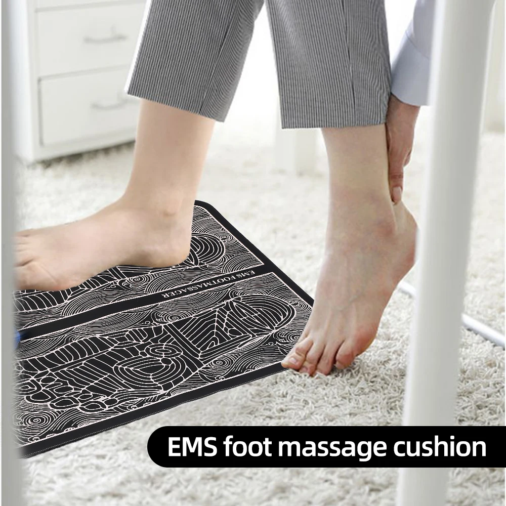 Electric Foot Massager Pad EMS Foot Massage Mat Muscle Stimulator Improve Blood Circulation Relieve Pain Health Care Feet Relax
Electric Foot Massager Pad EMS Foot Massage Mat Muscle Stimulator Improve Blood Circulation Relieve Pain Health Care Feet Relax