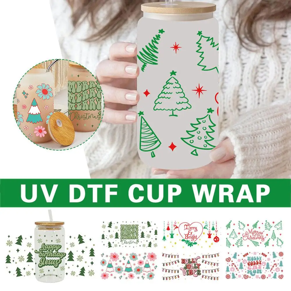 Переводная наклейка УФ DTF с рождественским принтом для DIY стекла керамики металла кожи водонепроницаемые простые в использовании пользовательские наклейки X5O5
Переводная наклейка УФ DTF с рождественским принтом для DIY стекла керамики металла кожи водонепроницаемые простые в использовании пользовательские наклейки X5O5