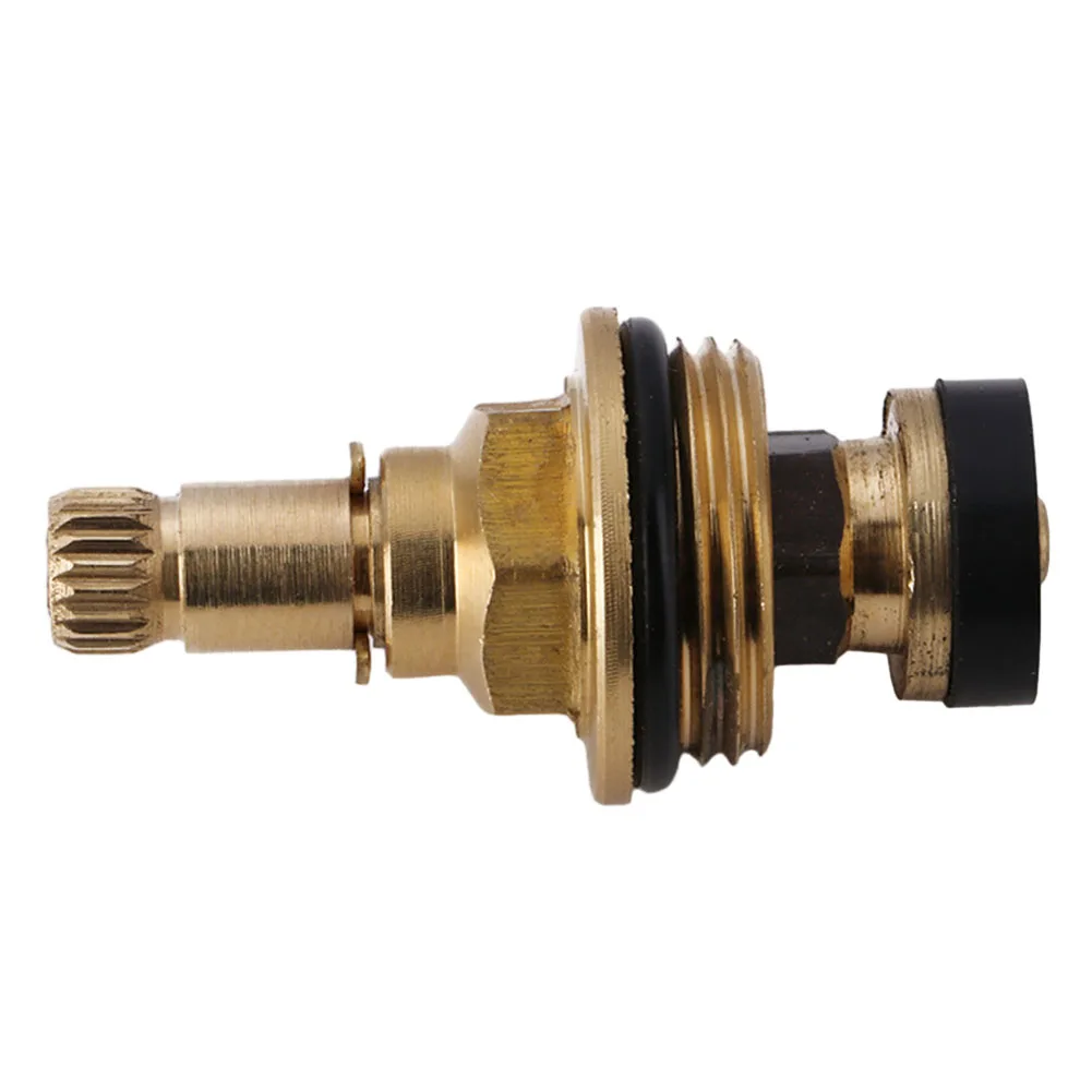 Brass Slow Opening Spool Faucet Hot And Cold Water Spool With Rubber Retaining Gasket G1/2 Bsp 20 Tooth Opening Valve Core
Brass Slow Opening Spool Faucet Hot And Cold Water Spool With Rubber Retaining Gasket G1/2 Bsp 20 Tooth Opening Valve Core