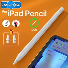 CASEPOKE For iPad Pencil Wireless Charging Stylus Pen For iPad Pro 11 12.9 4th/5th/6th Air 4 5 Accessories for Apple Pencil 2