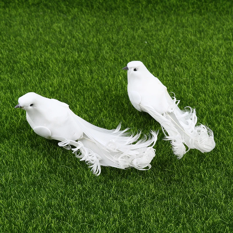 

Белые птицы искусственные пенообразные голубки