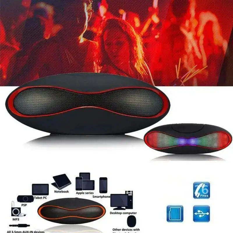 Bluetooth Wireless Speaker 3D Sound System Music Speaker Loudspeaker Mini Super Bass Column System Surrounding
Bluetooth Wireless Speaker 3D Sound System Music Speaker Loudspeaker Mini Super Bass Column System Surrounding