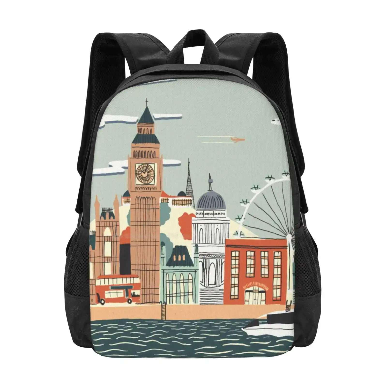 London School Bags Travel Laptop Backpack Big Ben London Eye St Pauls Alexandra Cityscape England Uk Thames Clipper
London School Bags Travel Laptop Backpack Big Ben London Eye St Pauls Alexandra Cityscape England Uk Thames Clipper