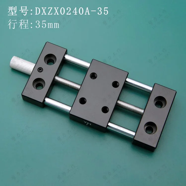 40A Manual Slide Table X-axis Screw Feed Simple Fine-tuning Table Aluminum Alloy Mesa Optical Axis Guide
40A Manual Slide Table X-axis Screw Feed Simple Fine-tuning Table Aluminum Alloy Mesa Optical Axis Guide