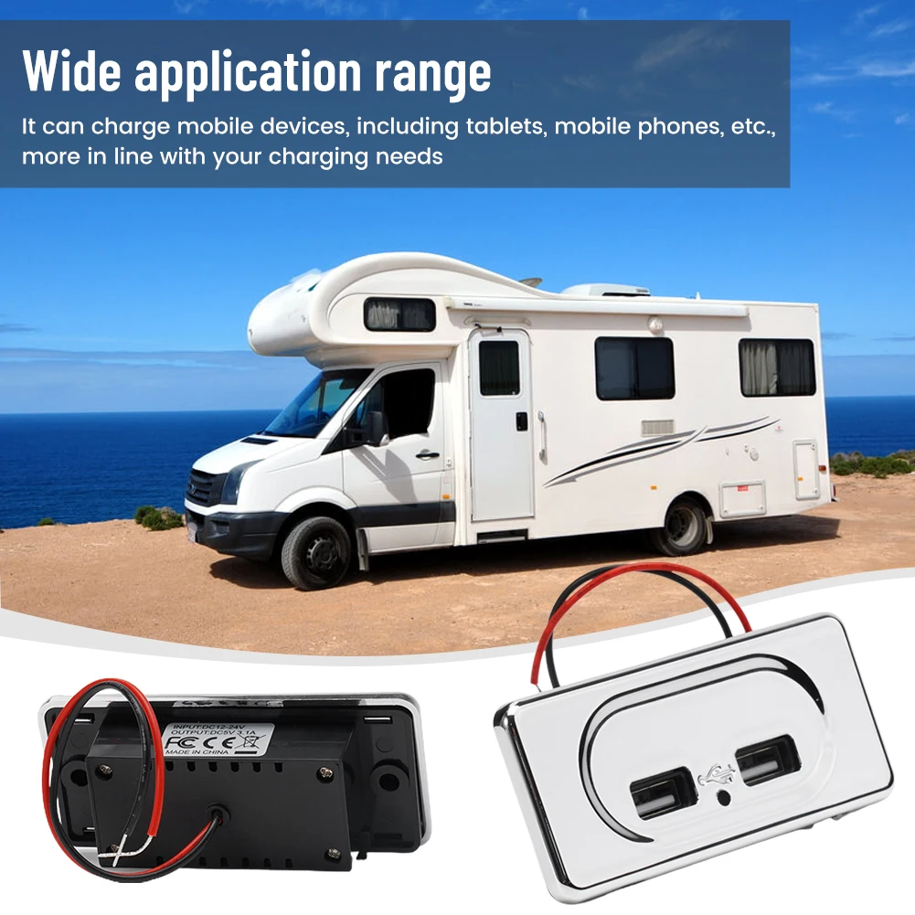 Dual USB Charger Dual Usb Ports Socket Charger 3pcs ABS Charging Overcurrent Protection Overheating Protection 3.5 X 1.6in
Dual USB Charger Dual Usb Ports Socket Charger 3pcs ABS Charging Overcurrent Protection Overheating Protection 3.5 X 1.6in