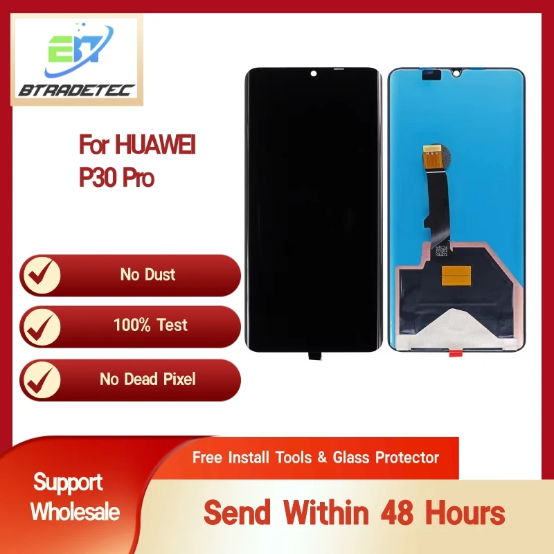 6.47" Original OLED For Huawei P30 Pro LCD Display Touch Screen Assembly Replacement P30Pro VOG-L04 L09 L29 With Fingerprint
6.47" Original OLED For Huawei P30 Pro LCD Display Touch Screen Assembly Replacement P30Pro VOG-L04 L09 L29 With Fingerprint