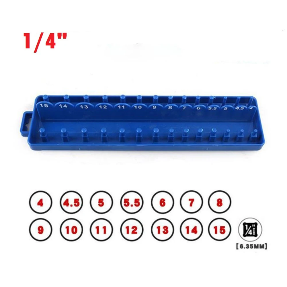 Household Daily Necessities Tray Rack Socket Holder 18.8x6x1.7cm Blue For Garage And Workshop Collection Arrange
Household Daily Necessities Tray Rack Socket Holder 18.8x6x1.7cm Blue For Garage And Workshop Collection Arrange