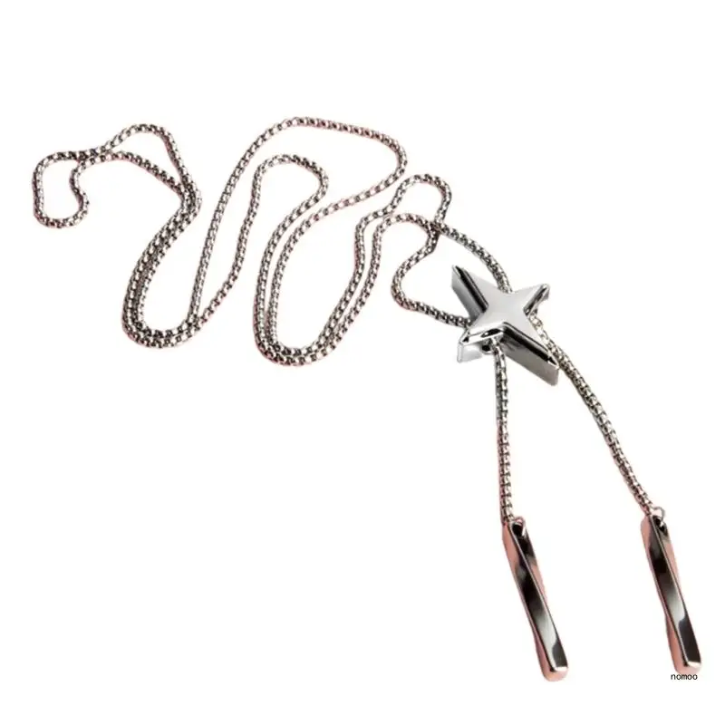 

Bolo Tie Necklace for Teenage Girls Cool Chokers Star Jewelry Neck Chain