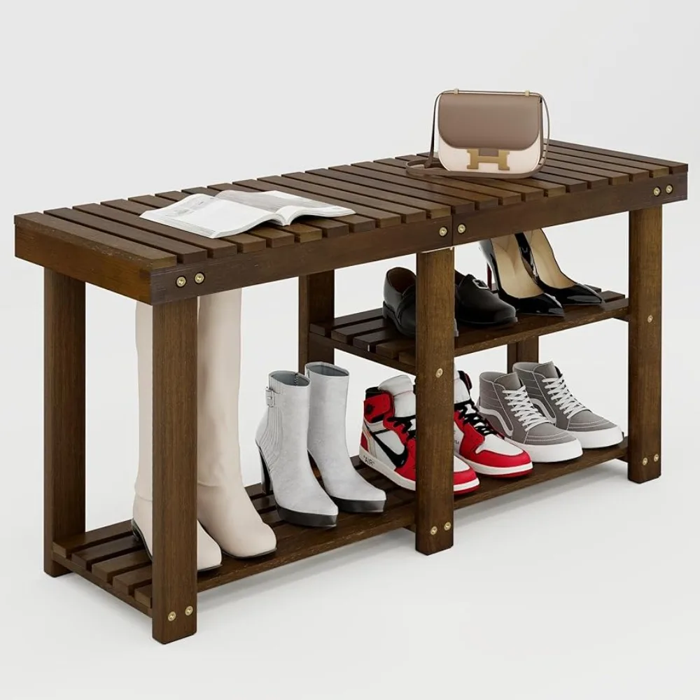 Стойка для обуви FLYJOE, 3-уровневый автономный деревянный органайзер для обуви с сиденьем, скамейка для прихожей, полка для хранения для кухни
Стойка для обуви FLYJOE, 3-уровневый автономный деревянный органайзер для обуви с сиденьем, скамейка для прихожей, полка для хранения для кухни