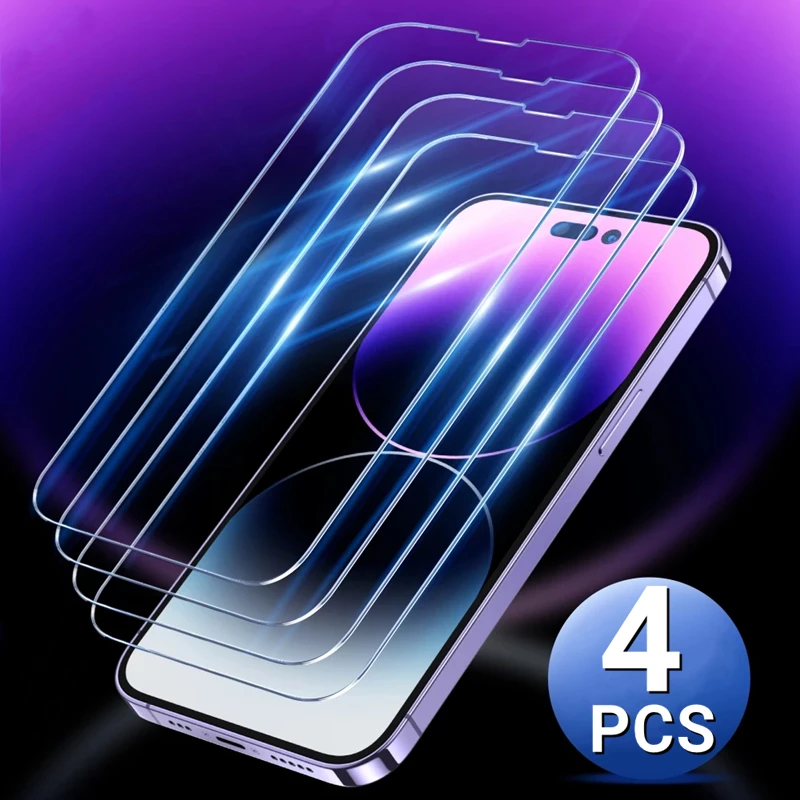 4PCS Tempered Glass for IPhone 11 Pro Max 13 12 Mini 14 8 7 Plus XS MAX Full Cover Screen Protectors for IPhone 6S X XR Film
4PCS Tempered Glass for IPhone 11 Pro Max 13 12 Mini 14 8 7 Plus XS MAX Full Cover Screen Protectors for IPhone 6S X XR Film