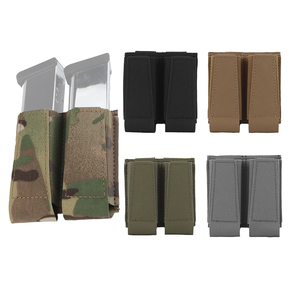 Open Type Pistol Double mag Pouch 9mm .40 .45ACP Magazine Holster Flashlight carrier for Tactical Equipment Molle Belt Vest
Open Type Pistol Double mag Pouch 9mm .40 .45ACP Magazine Holster Flashlight carrier for Tactical Equipment Molle Belt Vest