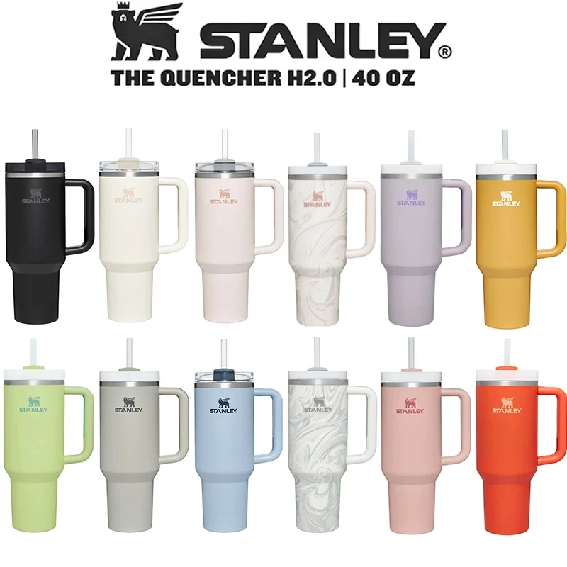 Stanley Quencher H2.0 Stainless Steel Vacuum Insulated Tumbler with Lid and Straw 40oz Thermal Travel Mug Coffee Hot Cup
Stanley Quencher H2.0 Stainless Steel Vacuum Insulated Tumbler with Lid and Straw 40oz Thermal Travel Mug Coffee Hot Cup