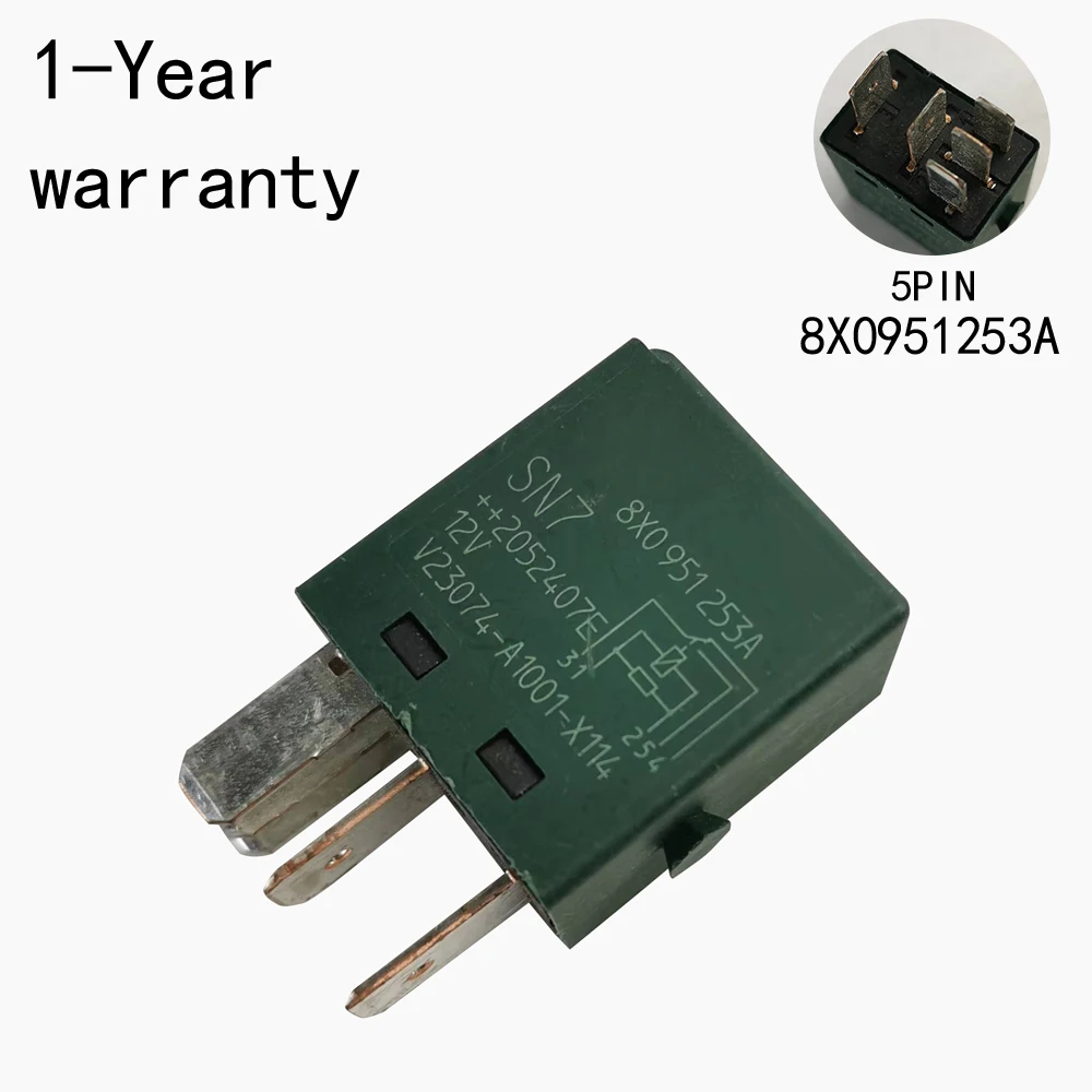 655 Relay 8X0951253A For Audi Q3 Q2L A1 Q2 Skoda Octavia Karoq Kamiq VW Lavuda Passat Teramont Tharu Bora Sagitar
655 Relay 8X0951253A For Audi Q3 Q2L A1 Q2 Skoda Octavia Karoq Kamiq VW Lavuda Passat Teramont Tharu Bora Sagitar